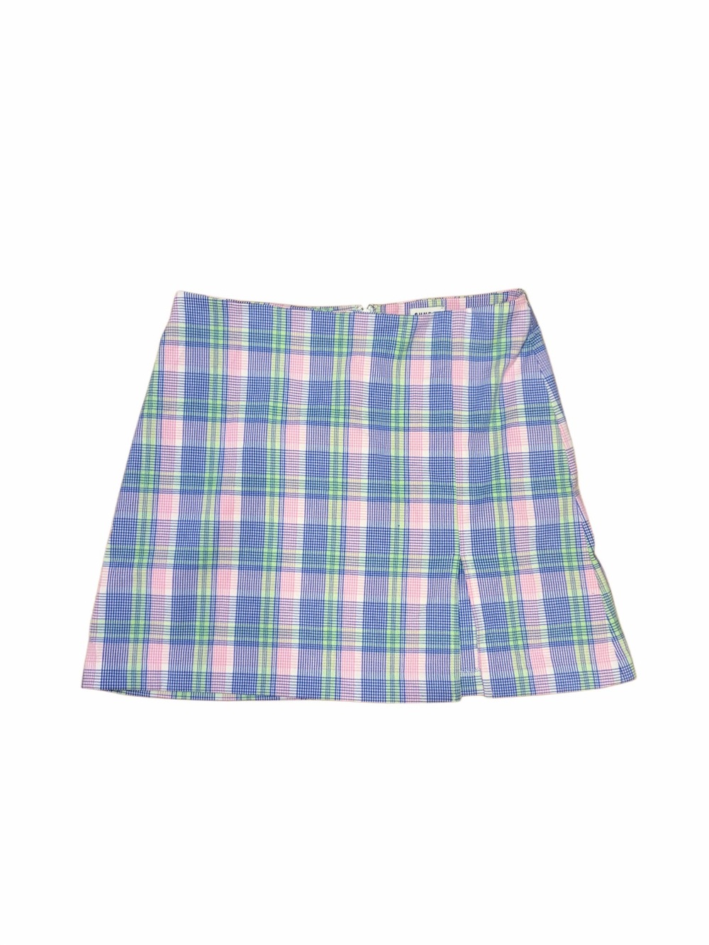 Aritzia Sunday Best Pastel Plaid Mini Skirt